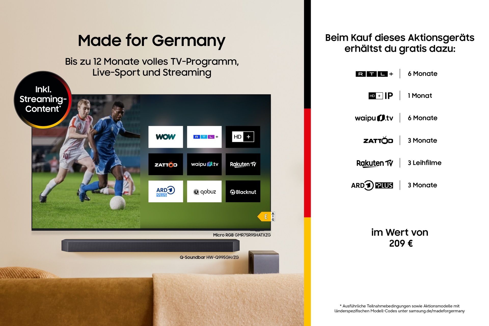 27" The Movingstyle QHD AI Smart TV mit Touchscreen (2025) White