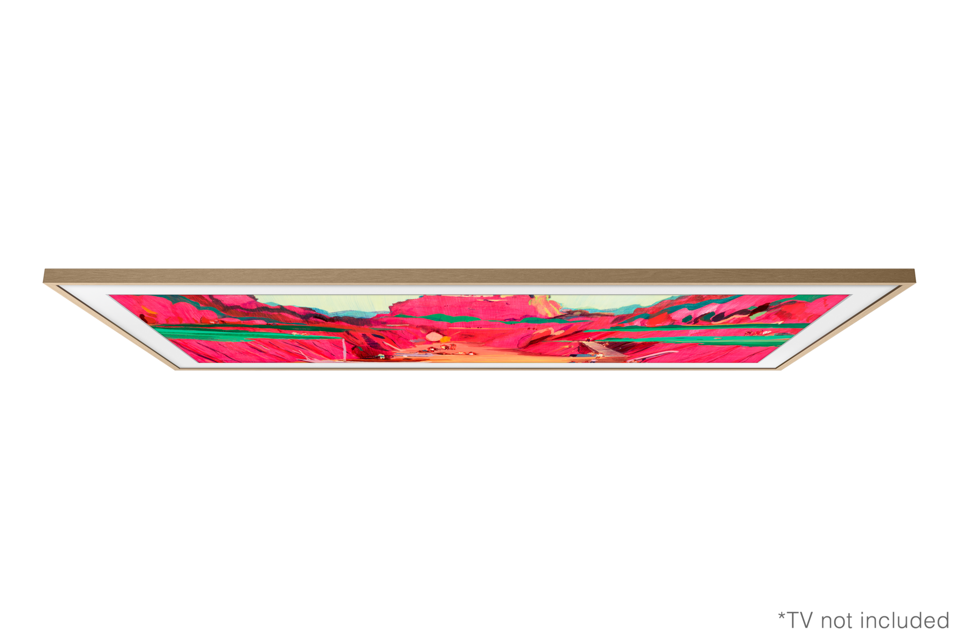 75 Zoll Customizable Frame VG-SCFF Dynamic1 Beige Wood 