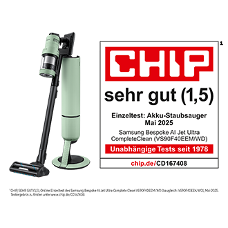 Bespoke AI Jet Ultra Akku+ CompleteClean, 1050 W Motorleistung, Satin Mint Mint