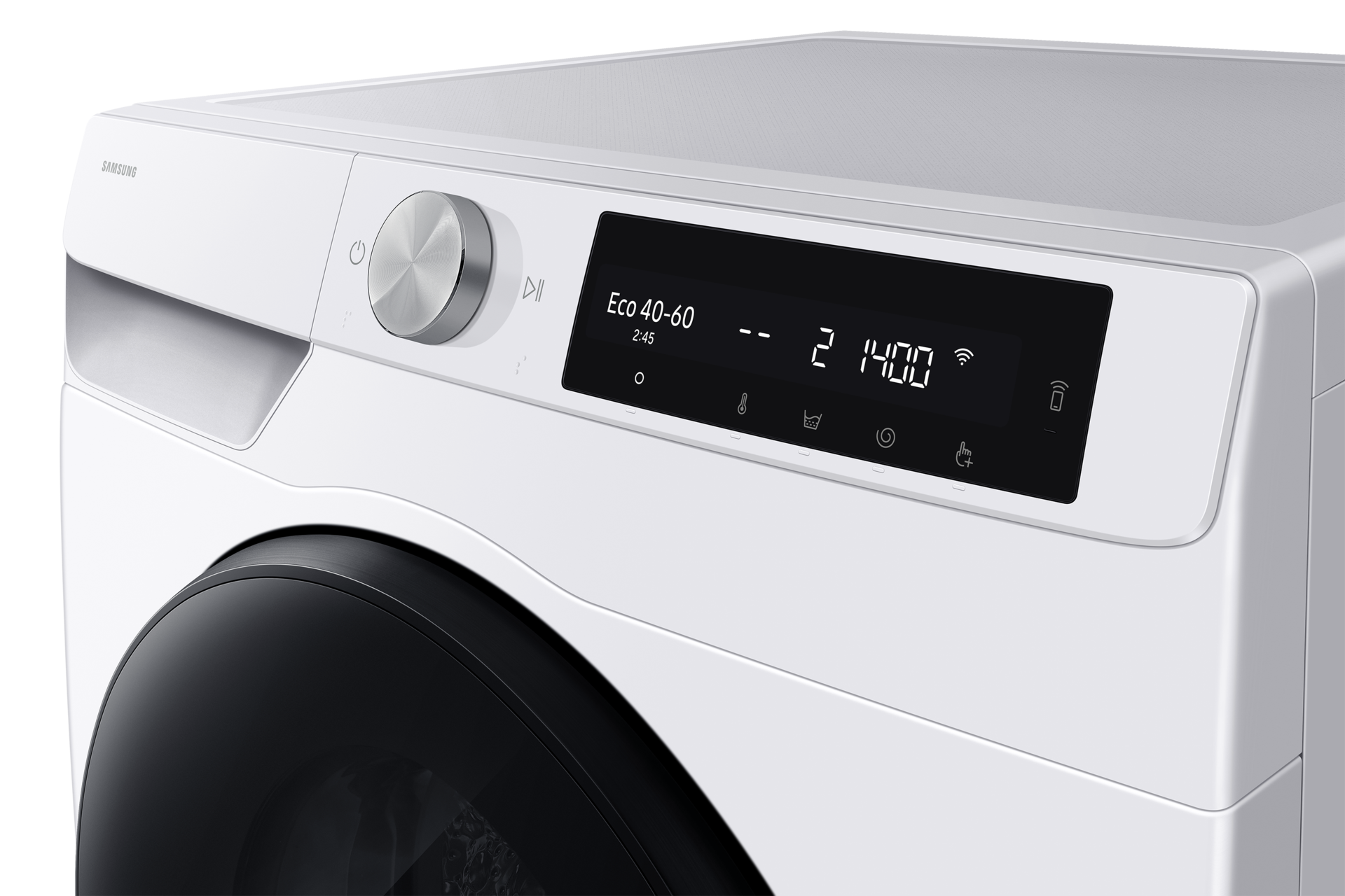Laundry (Combo) AI Ecobubble 10kg + 6kg Panel-Control-1 White 