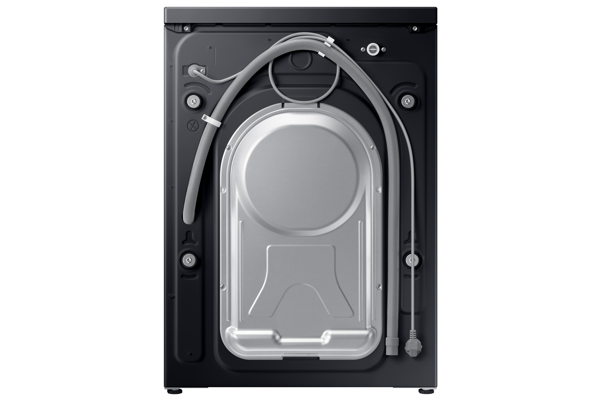 WW81FG5L32ABEG, WW5100F SLIM, Waschmaschine, SuperSpeed 39', AI Ecobubble, 8 kg, EEK: A Back Black 