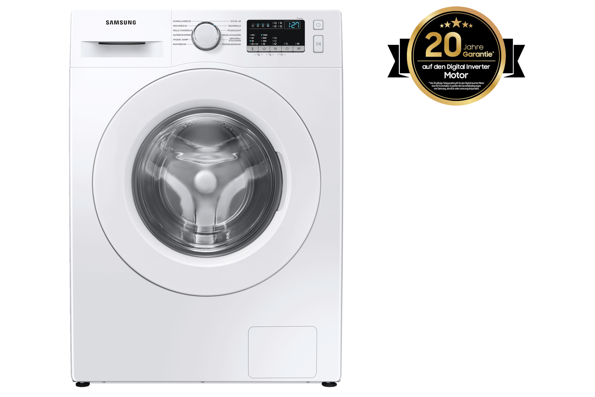 Ecobubble™, WW4900T, Samsung Waschmaschine, white 9kg | Deutschland