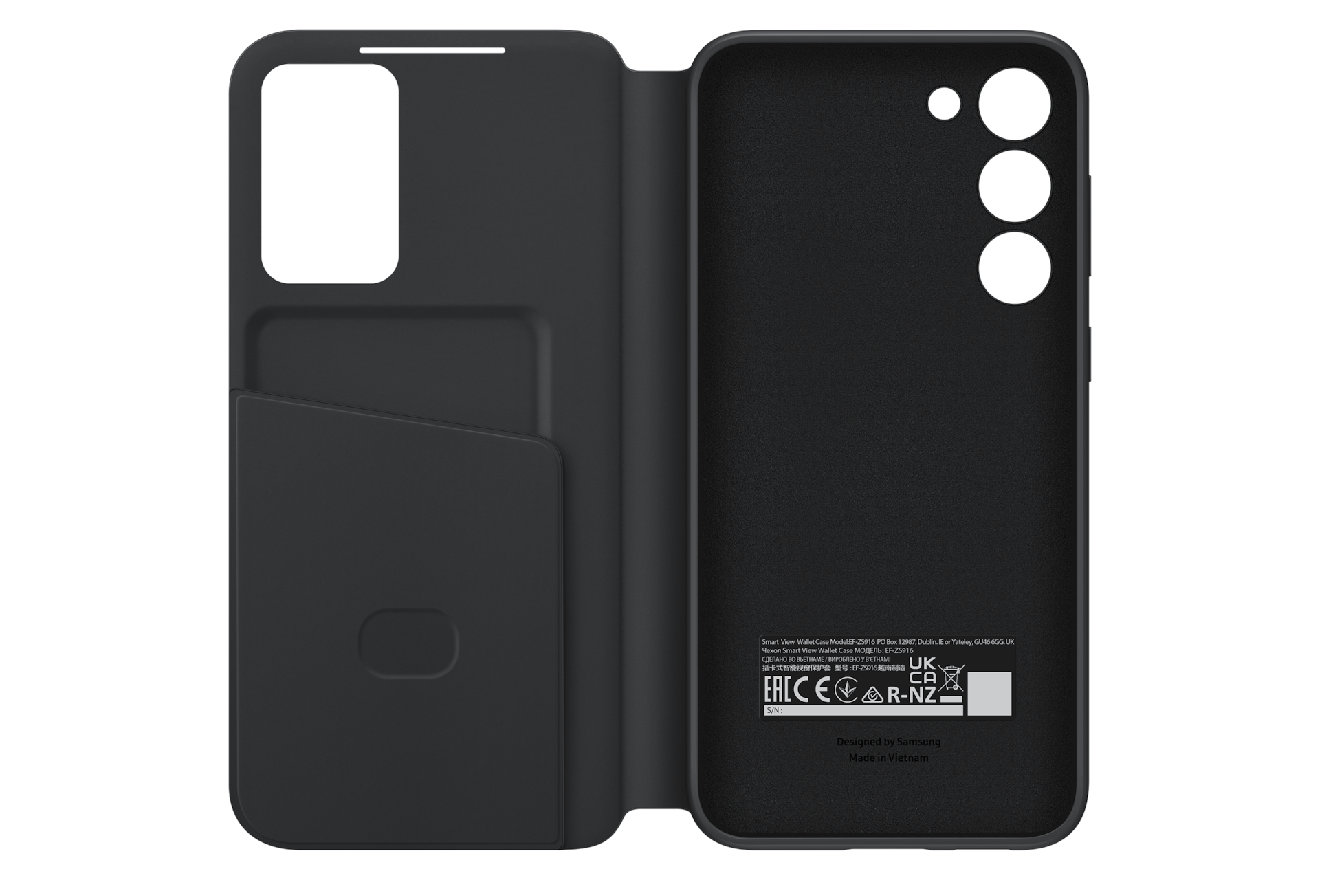 front-open Black