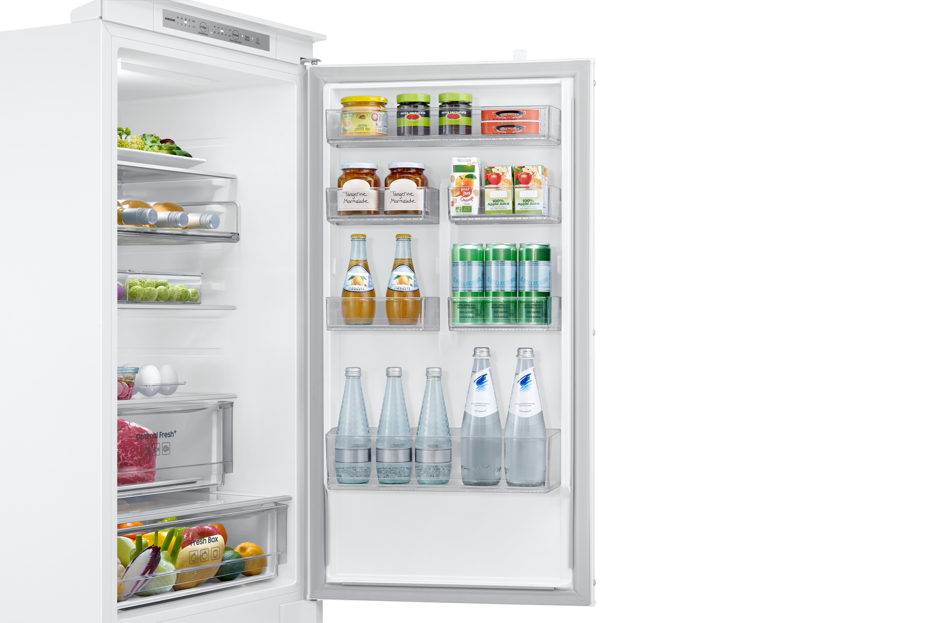 Indbygget køle-fryseskab Series 7 med Metal Cooling (Fridge) 177,5 cm Detail5-Half-Door-Bin White 
