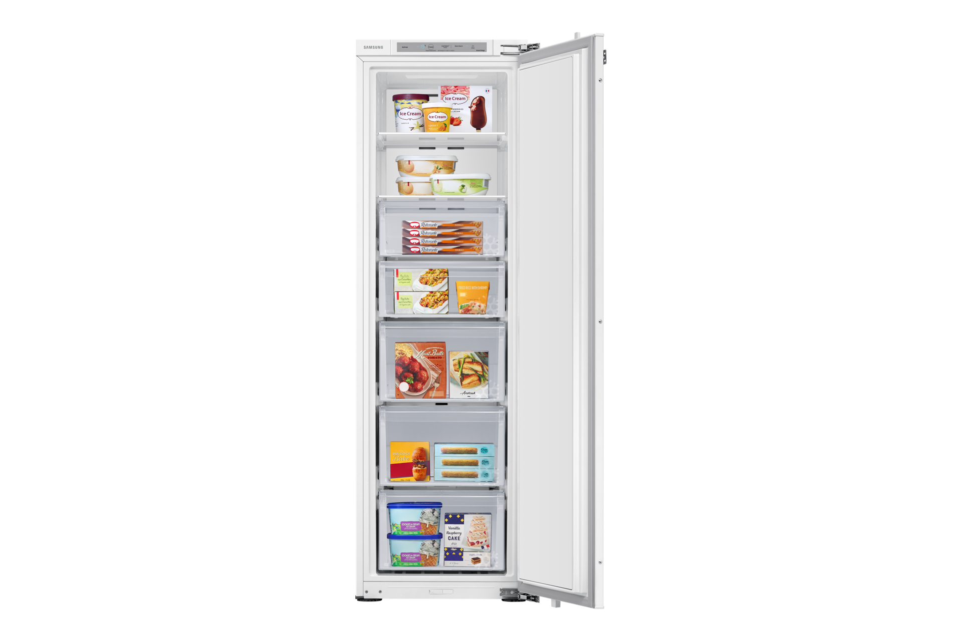 Indbygget fryser Series 6 med Cool Select+ 177,5 cm Front-Open-With-Food White 