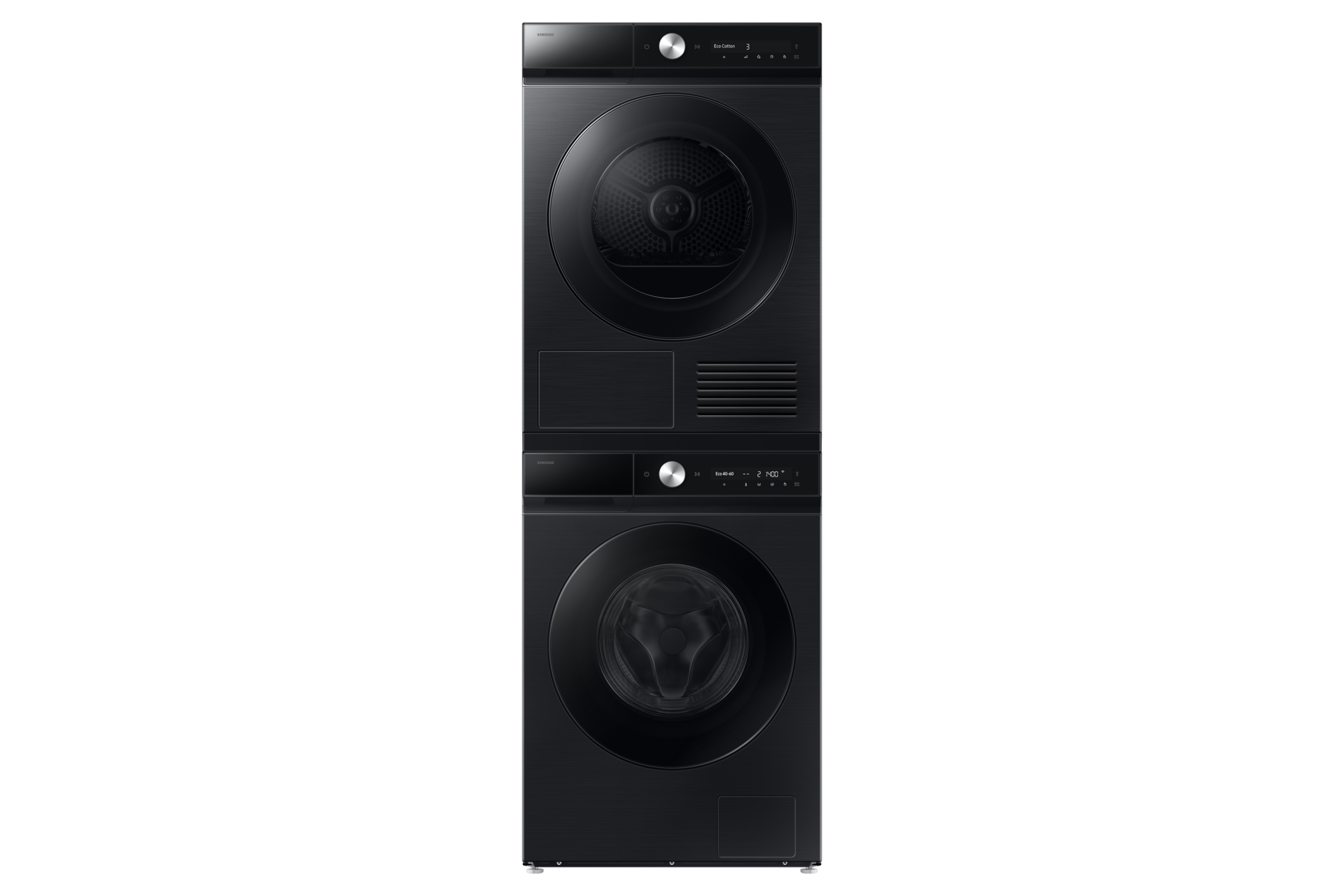 Tørretumbler AI Dry+ 9 kg Stack-Front-Door-Closed Black 