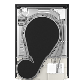 Tørretumbler AI Home 9 kg Back Metallic Silver 