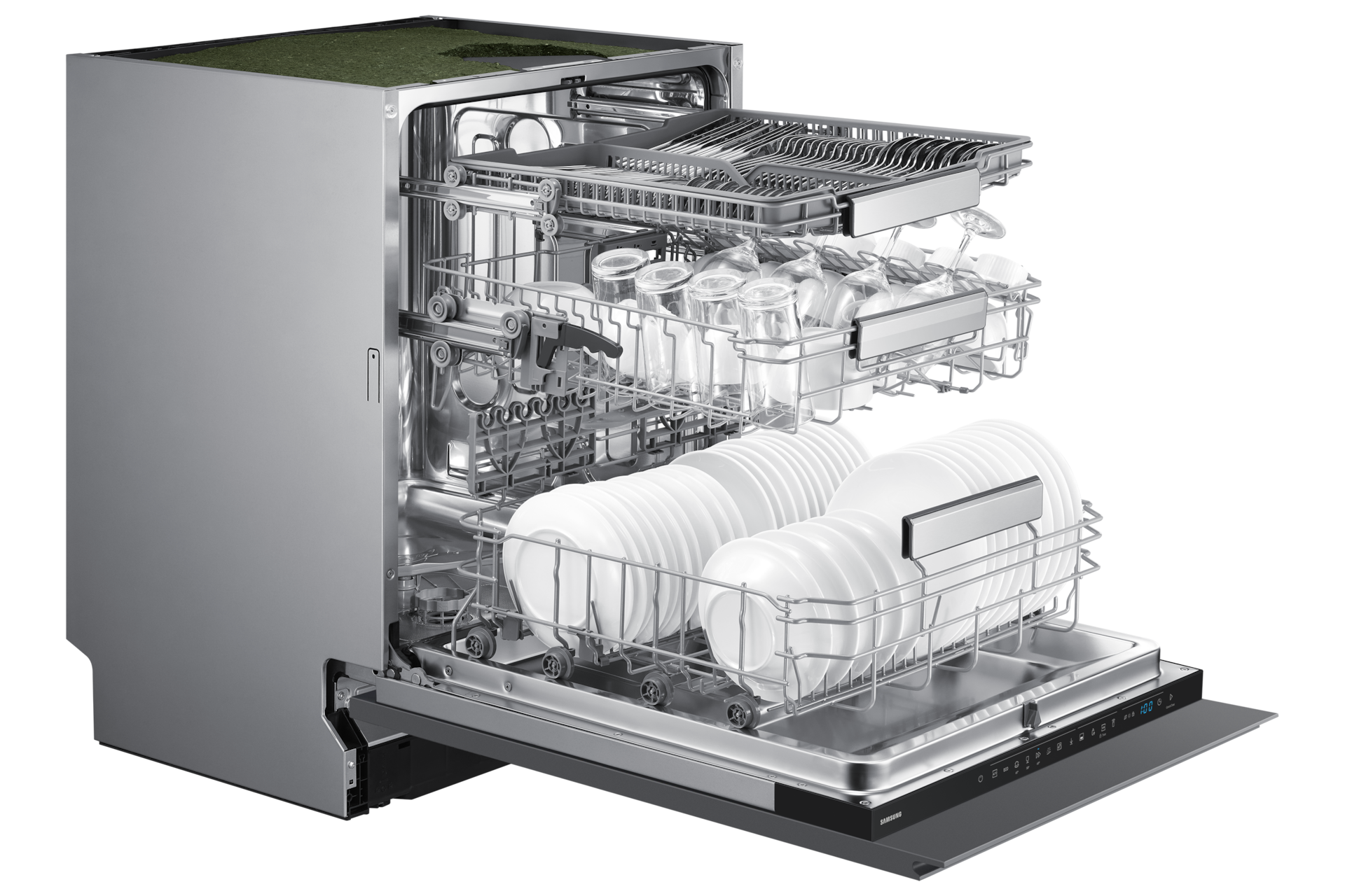 DW70HM24 Full Built-in Dishwasher Energy Efficiency Class C and Flex Load Dynamic1 Gray 