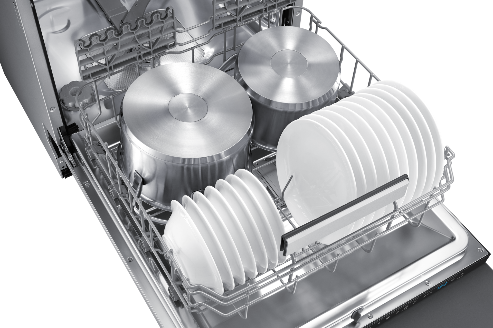 DW70HM24 Full Built-in Dishwasher Energy Efficiency Class C and Flex Load Detail1 Gray 