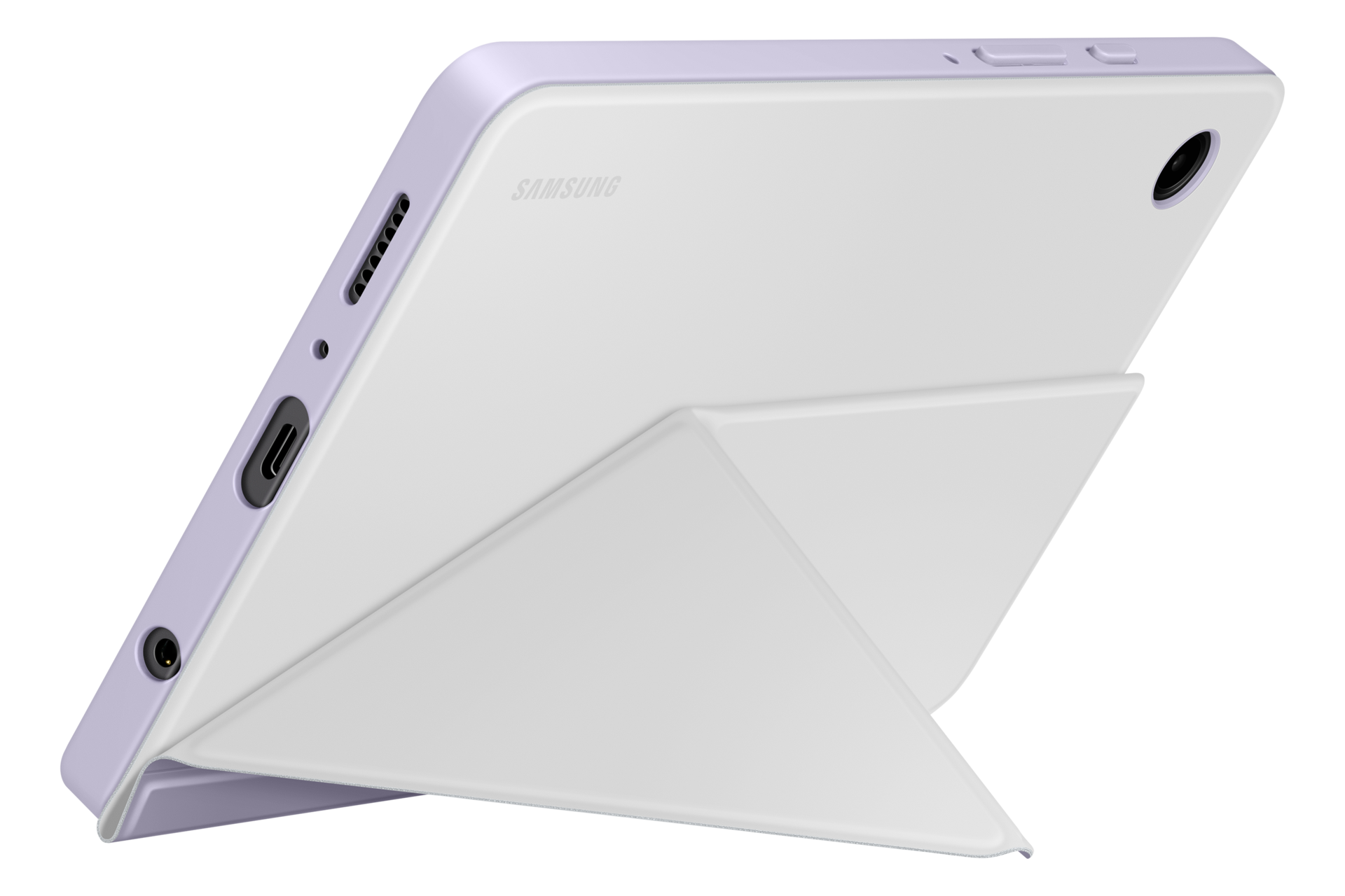 Galaxy Tab A9 Book Cover Dynamic1 White 