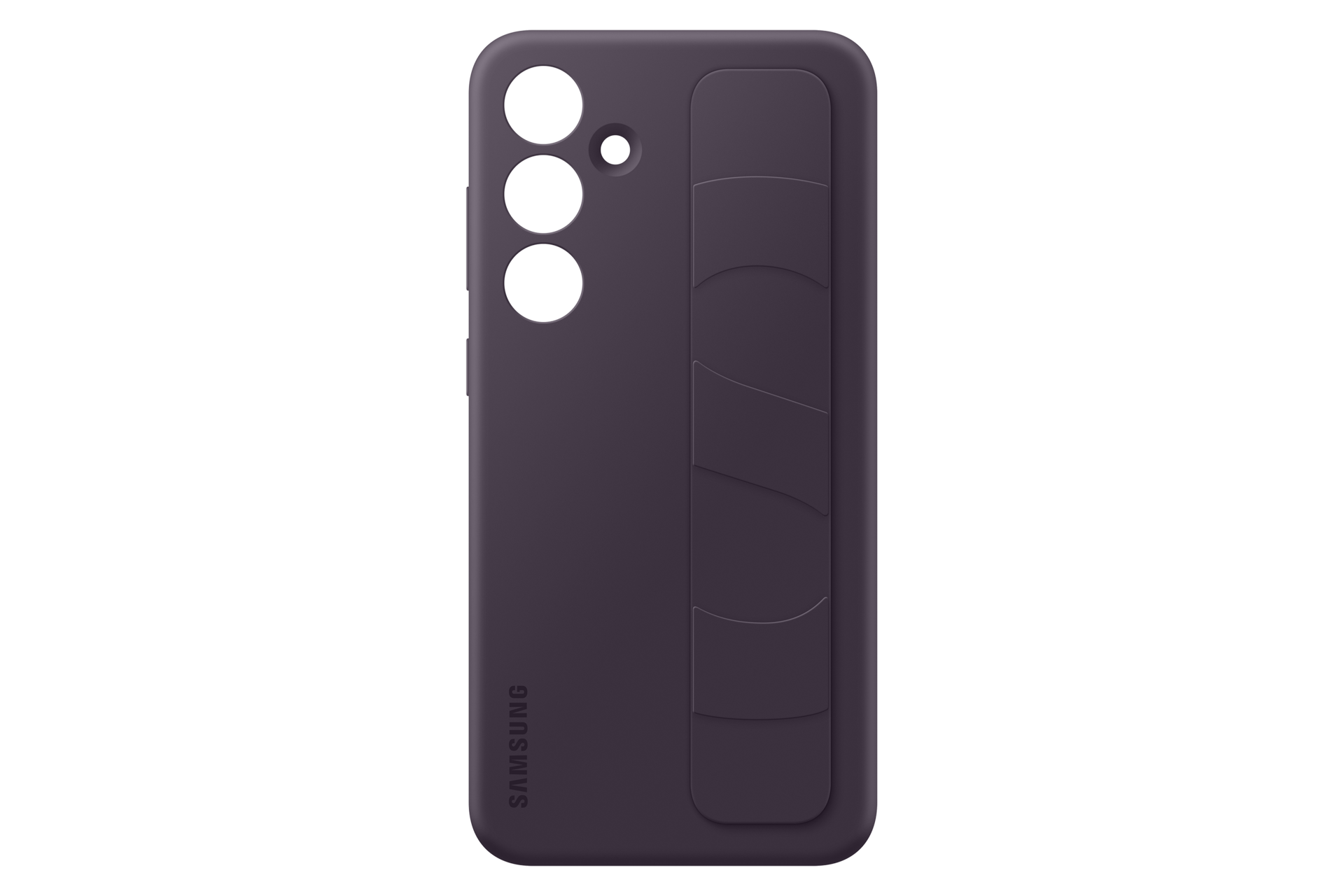 Galaxy S24+ Standing Grip Case Front3 Dark Violet 