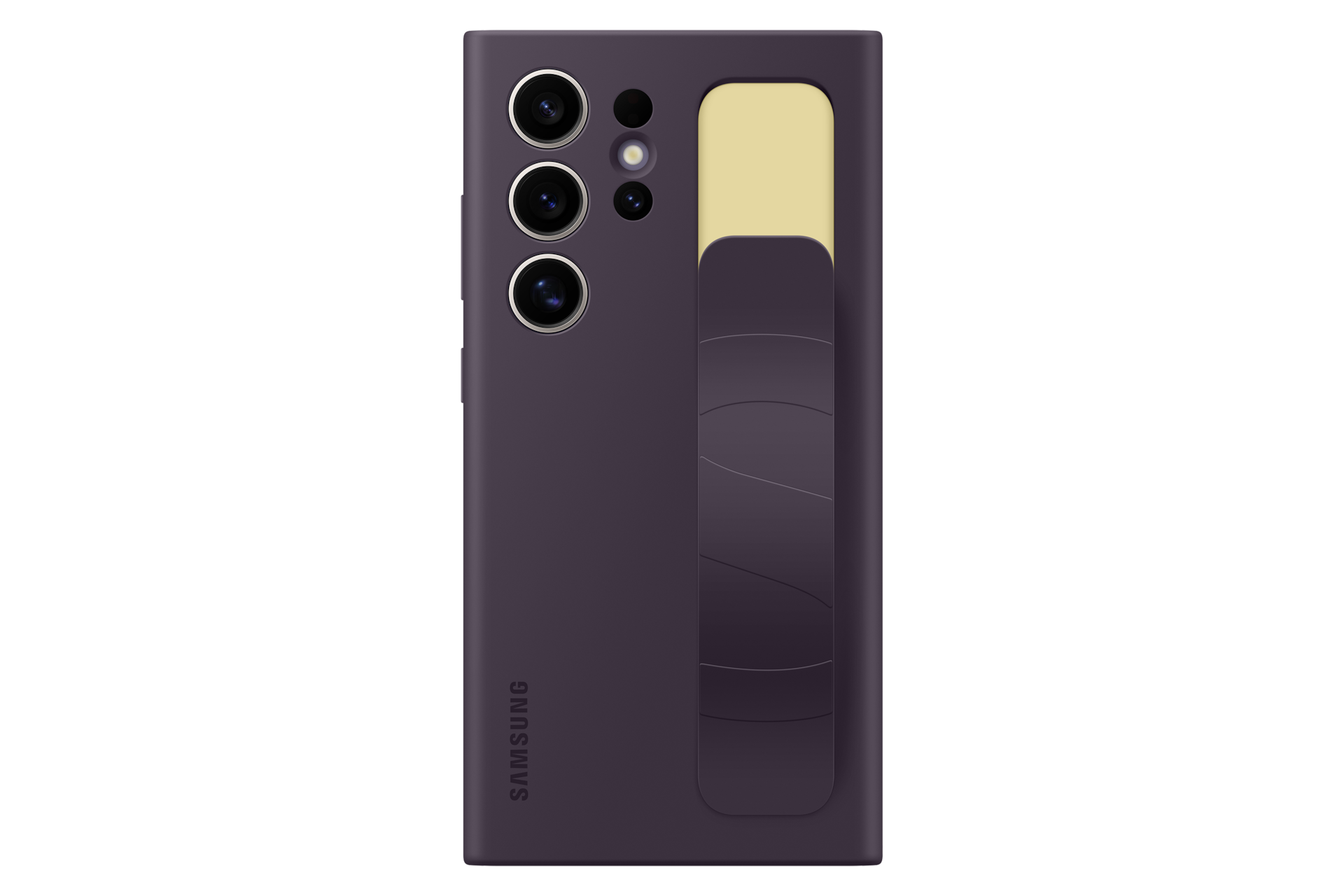 Galaxy S24 Ultra Standing Grip Case Front2 Dark Violet 