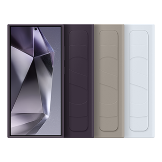 Galaxy S24 Ultra Standing Grip Case Set-Cut Taupe 