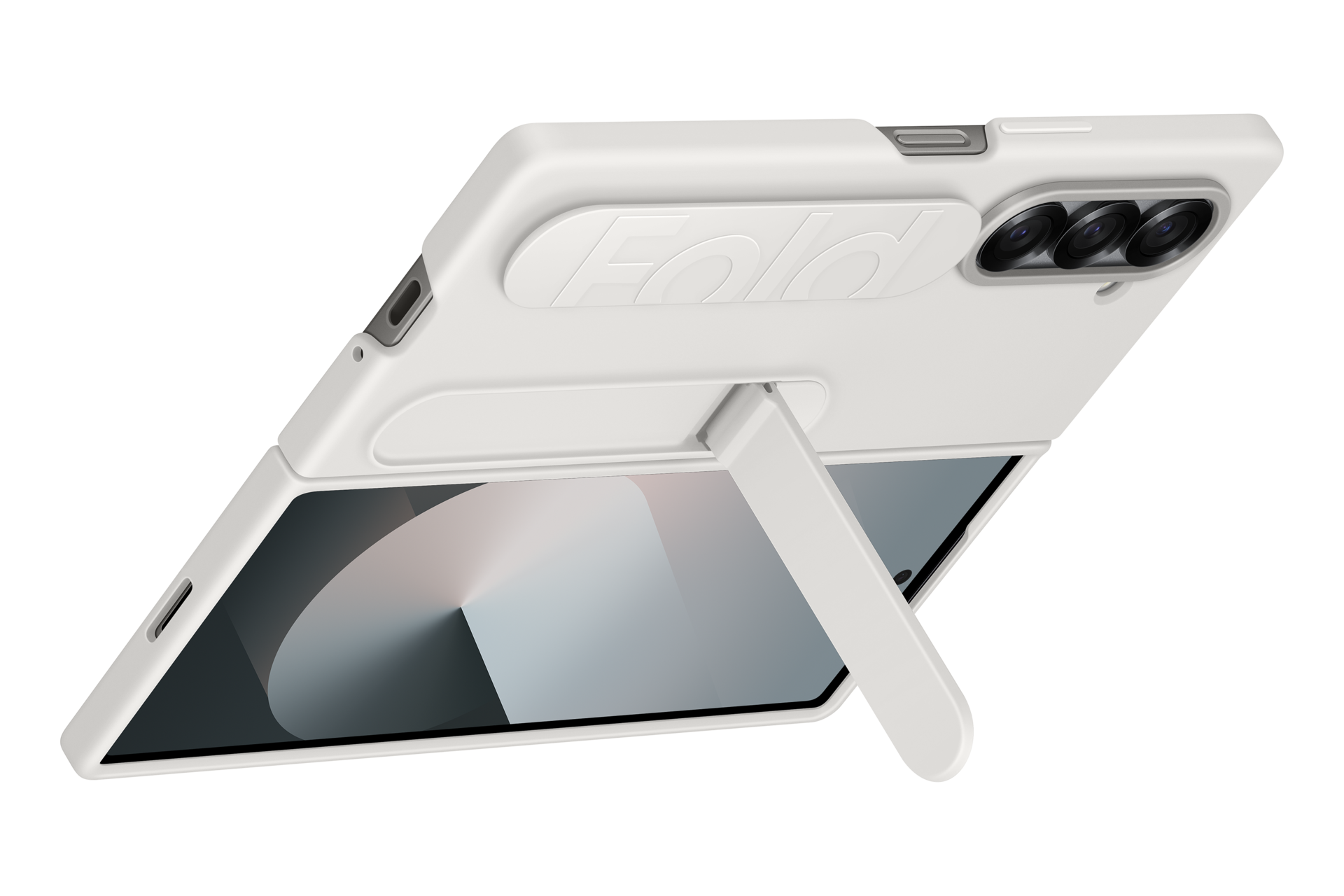 Galaxy Z Fold6 Silicone Case Dynamic White 