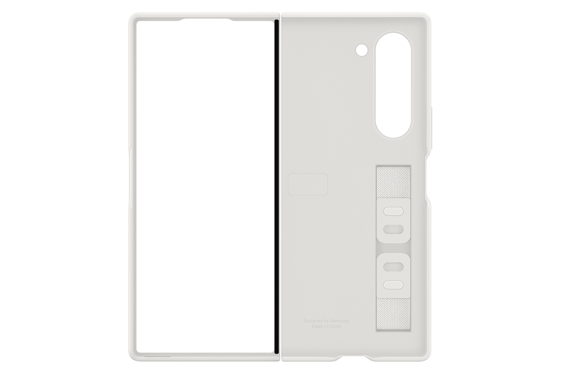 Galaxy Z Fold6 Silicone Case Back White 