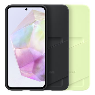 Galaxy A35 5G Card Slot Case Set-Cut Black 