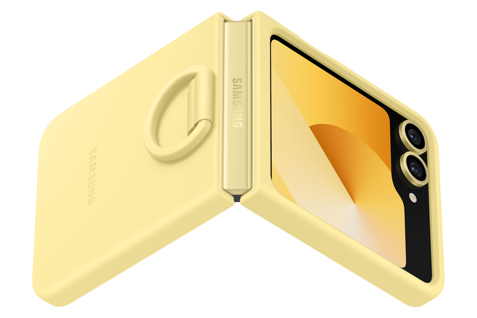 Galaxy Z Flip6 Silicone Case Dynamic Yellow 