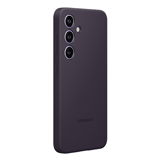 Galaxy S24 Silicone Case Dynamic Dark Violet 