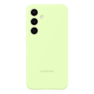 Galaxy S24 Silicone Case Front Lime 