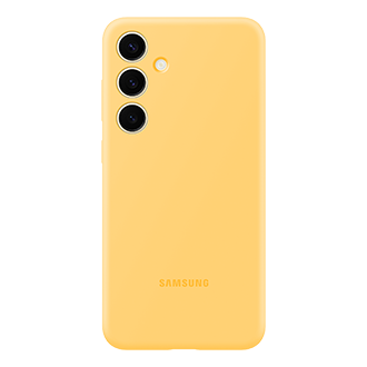 Galaxy S24+ Silicone Case Front Yellow 