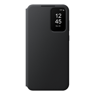 Galaxy A35 5G Smart View Wallet Case Front Black 