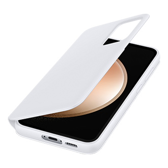 Galaxy S23 FE Smart View Wallet Case Dynamic White 