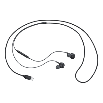 Samsung Type-C Earphones Front Black 