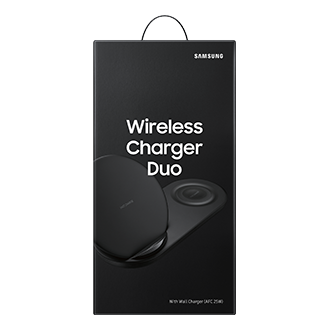 Wireless Charger Duo Package Black 