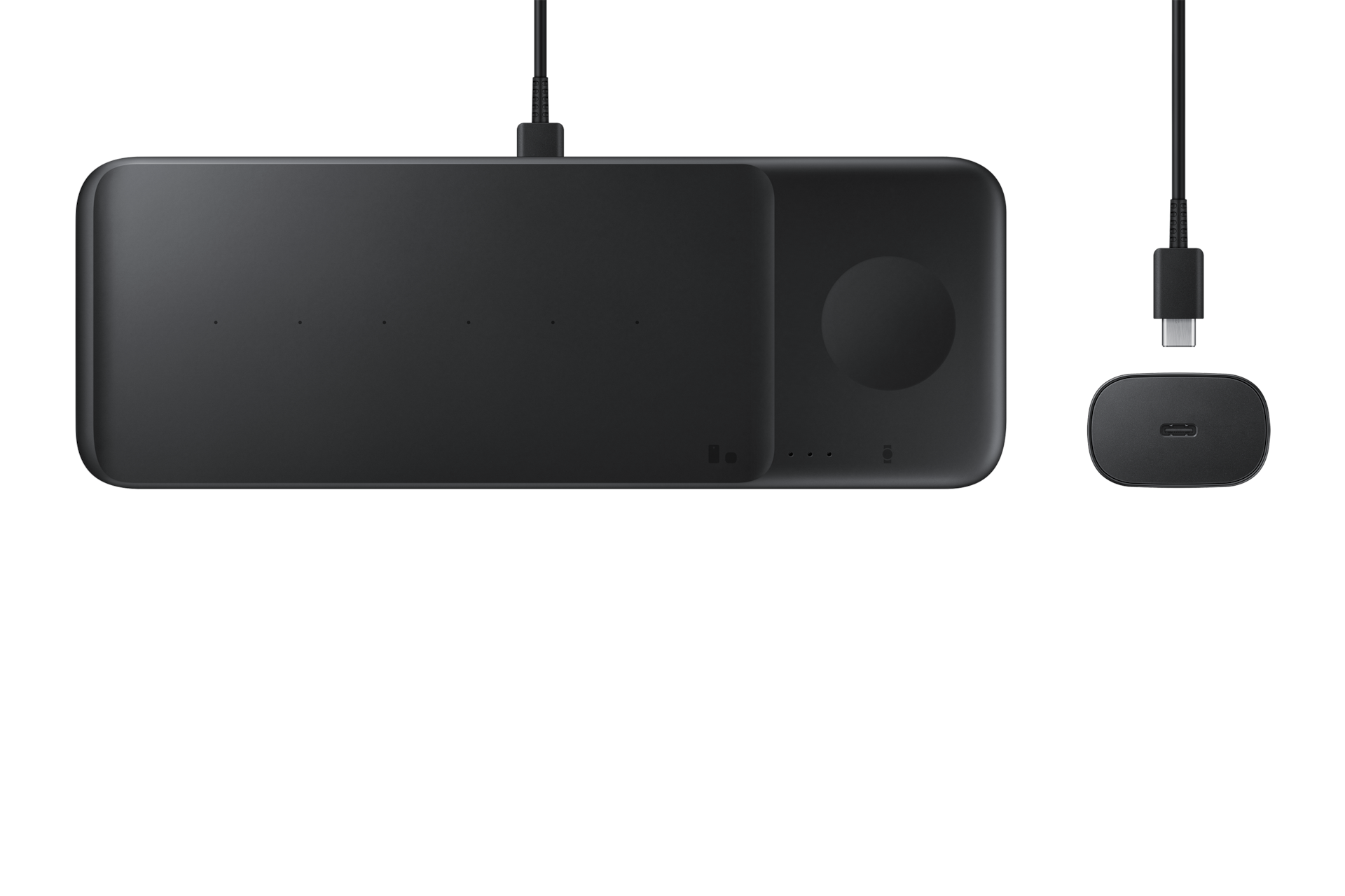 Wireless Charger Trio Top2 Black 