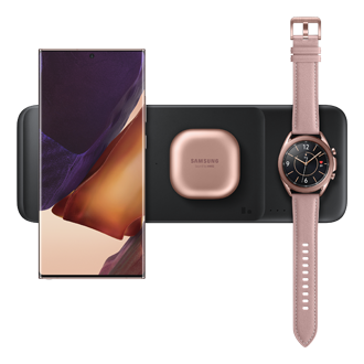 Wireless Charger Trio Top Black 