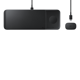 Wireless Charger Trio Top2 Black 
