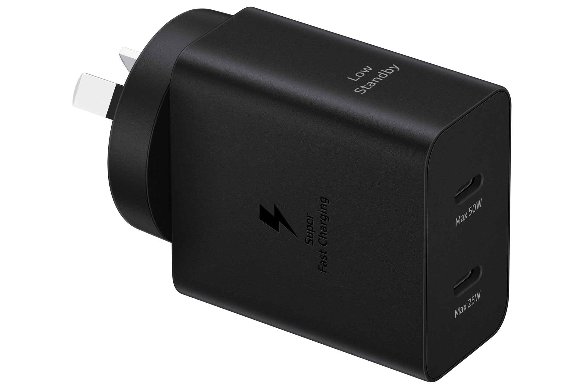 50W Power Adapter Duo Dynamic Black 