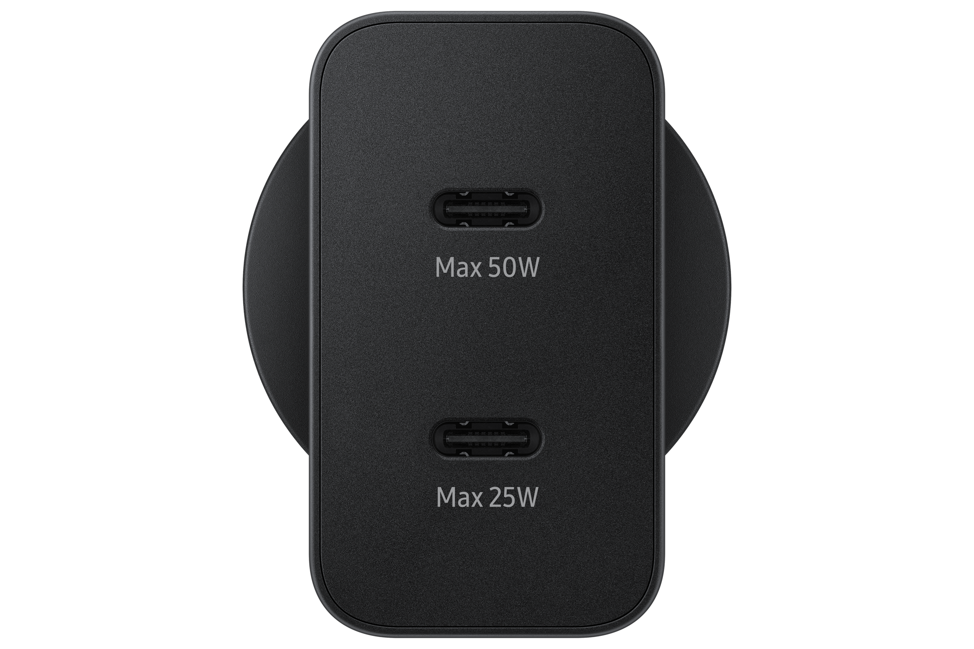 50W Power Adapter Duo Back Black 
