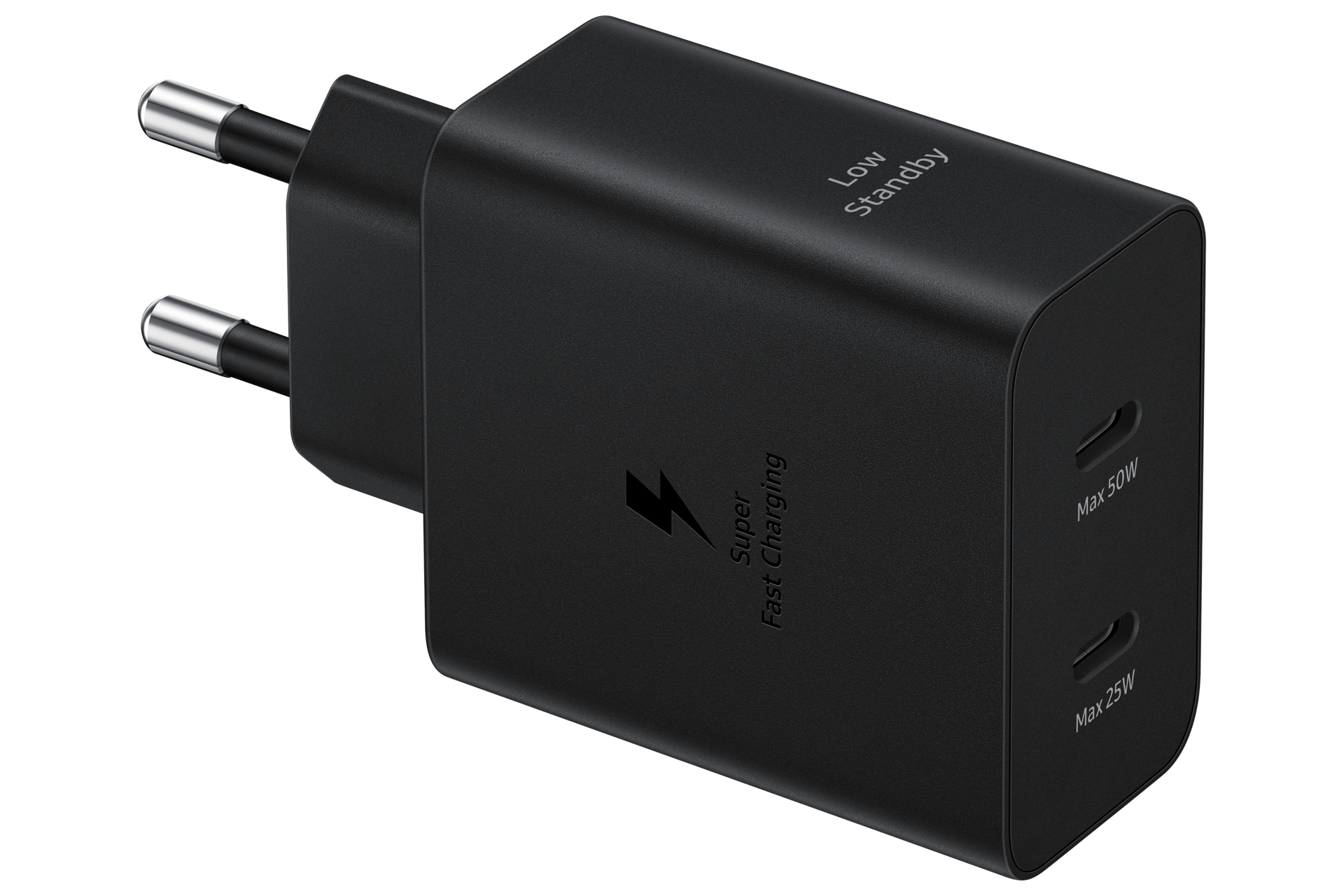50W Power Adapter Duo Dynamic Black 