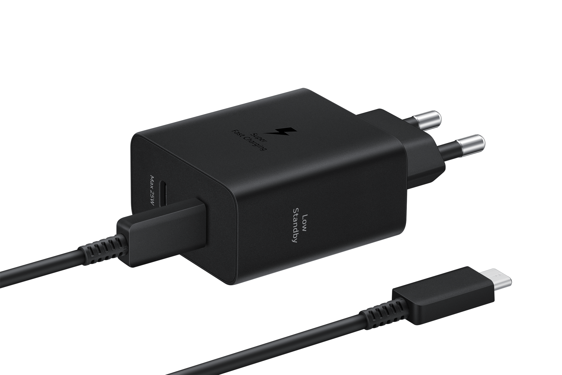 50W Power Adapter Duo L-Perspective Black 