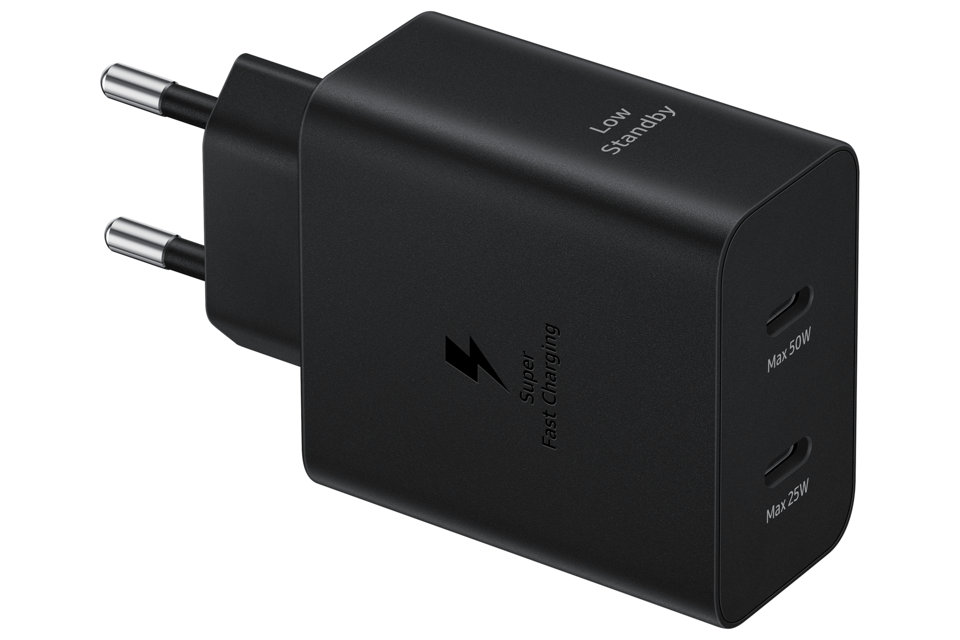 50W Power Adapter Duo Dynamic Black 