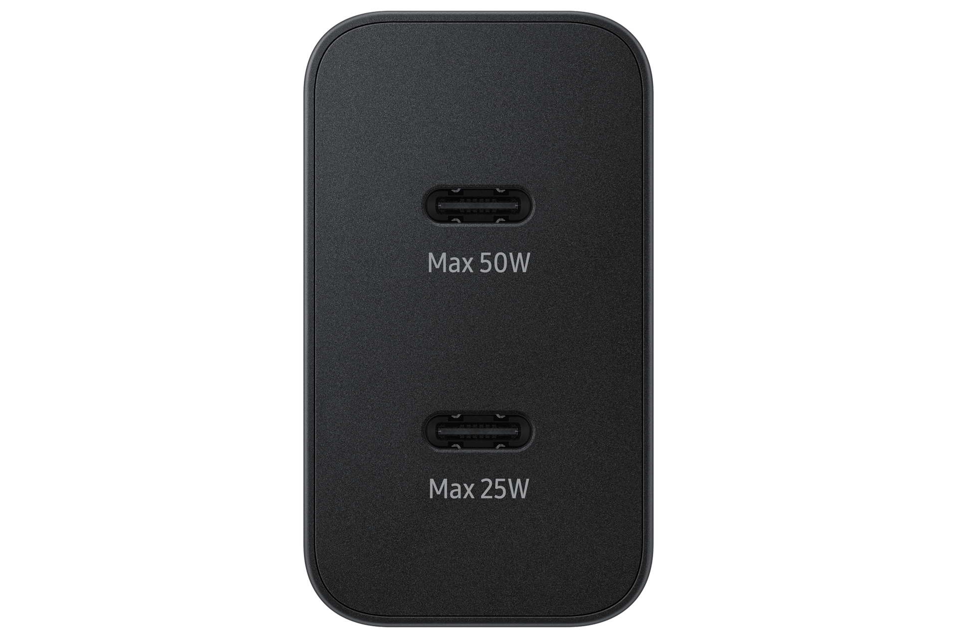 50W Power Adapter Duo Back Black 