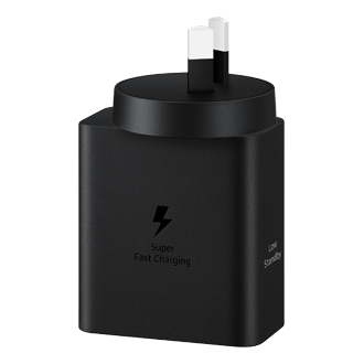 50W Power Adapter Duo Dynamic Black 