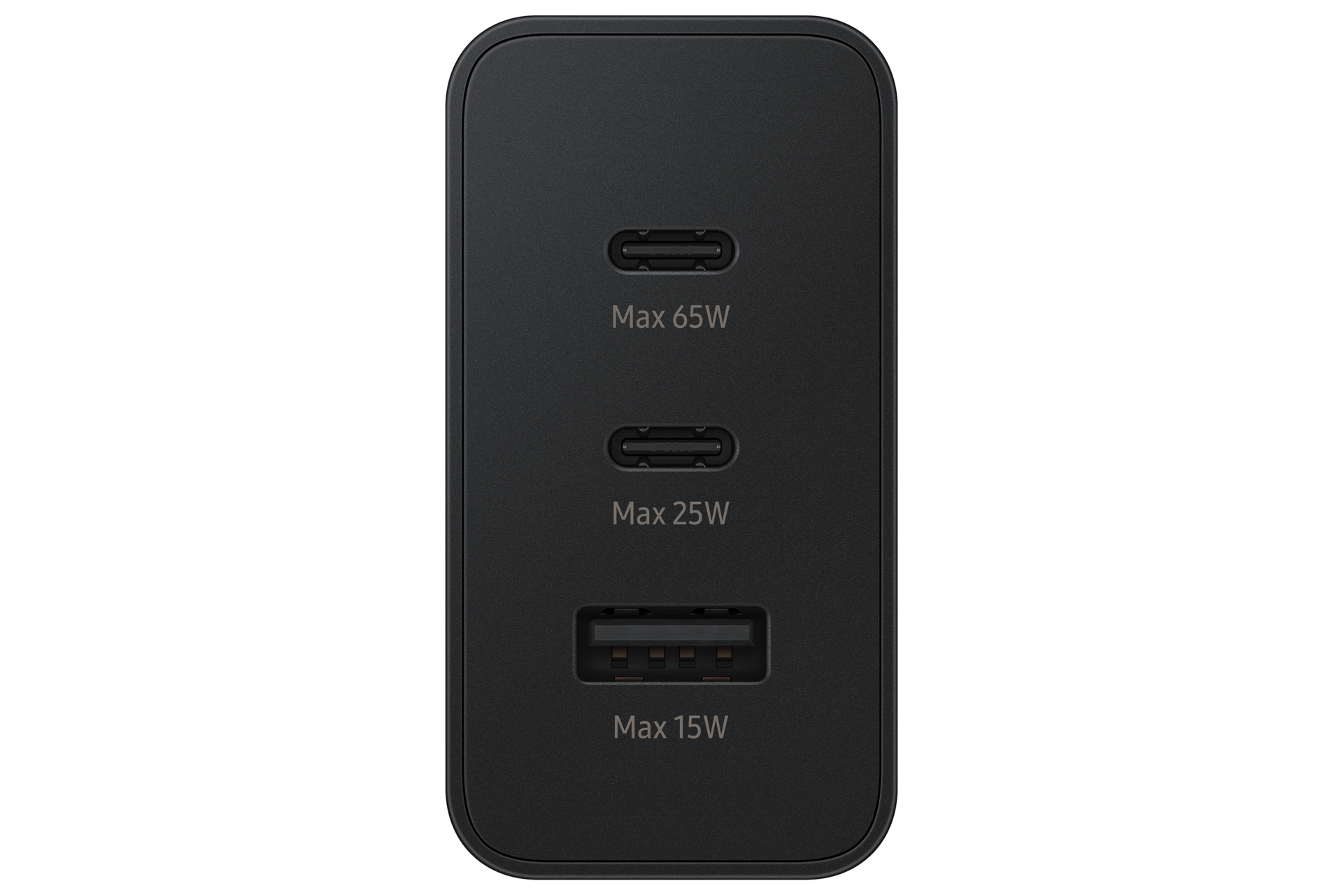 65W Power Adapter Trio Back Black 