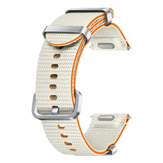 Galaxy Watch7 Athleisure Band (S/M) Back-Perspective Cream 