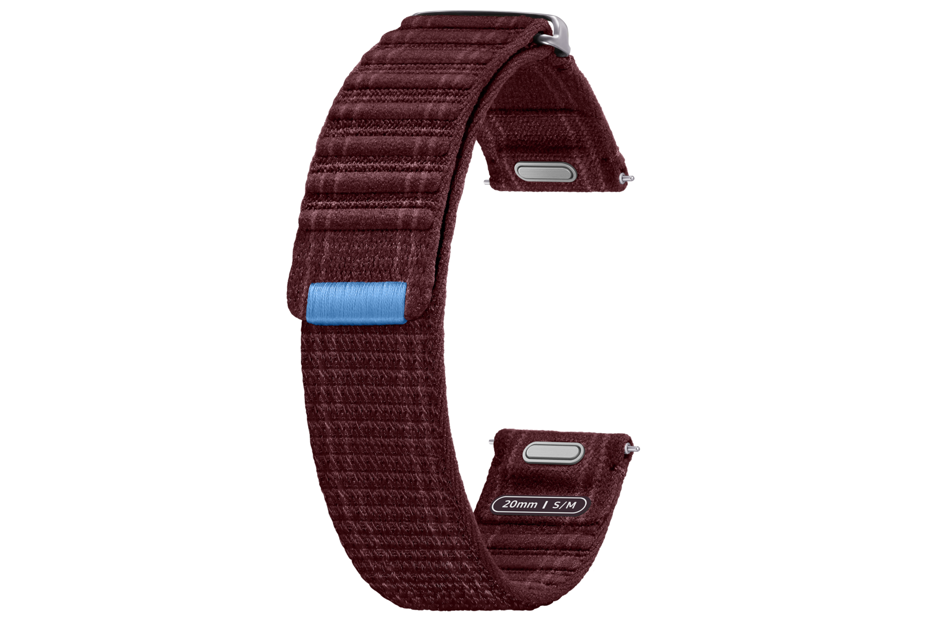 Galaxy Watch7 Fabric Band (S/M) Back-Perspective Wine 