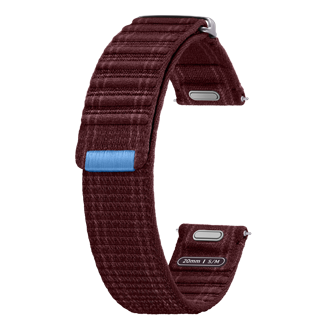 Galaxy Watch7 Fabric Band (S/M) Back-Perspective Wine 