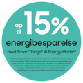 Op til 15% energibesparelse med SmartThings AI Energy Mode
