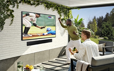 55" The Terrace 4K Outdoor Smart TV Black | Samsung Danmark