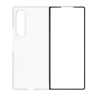 Galaxy Z Fold6 Slim Clear Case Front Transparent 