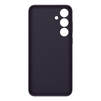 Galaxy S24+ Vegan Leather Case Back Dark Violet 