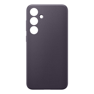 Galaxy S24+ Vegan Leather Case Front2 Dark Violet 