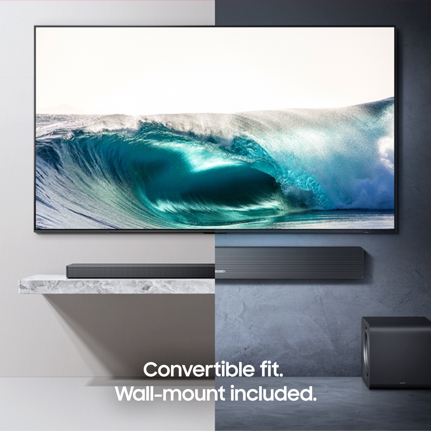 Q-Series Soundbar HW-QS710F 3.1.2ch med subwoofer (2025) Black