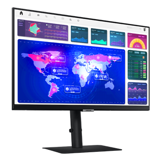 QHD Monitor with IPS panel and USB type-C L-perspective2 Black 
