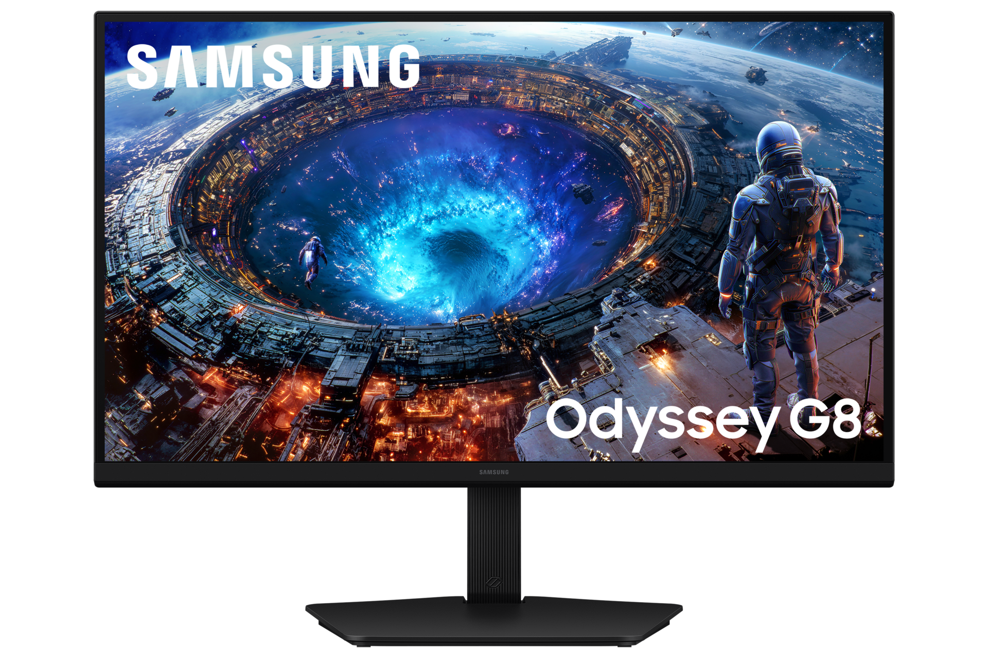 Odyssey G8 G80HF 5K 180Hz / QHD 360Hz Gaming Monitor Front2 Black 